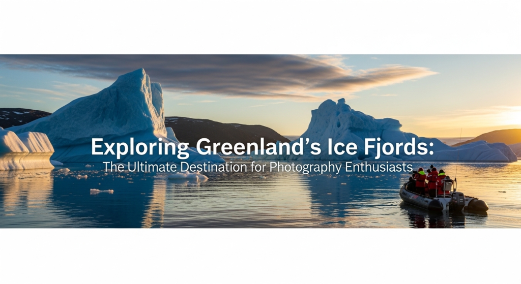 Greenland ice fjords